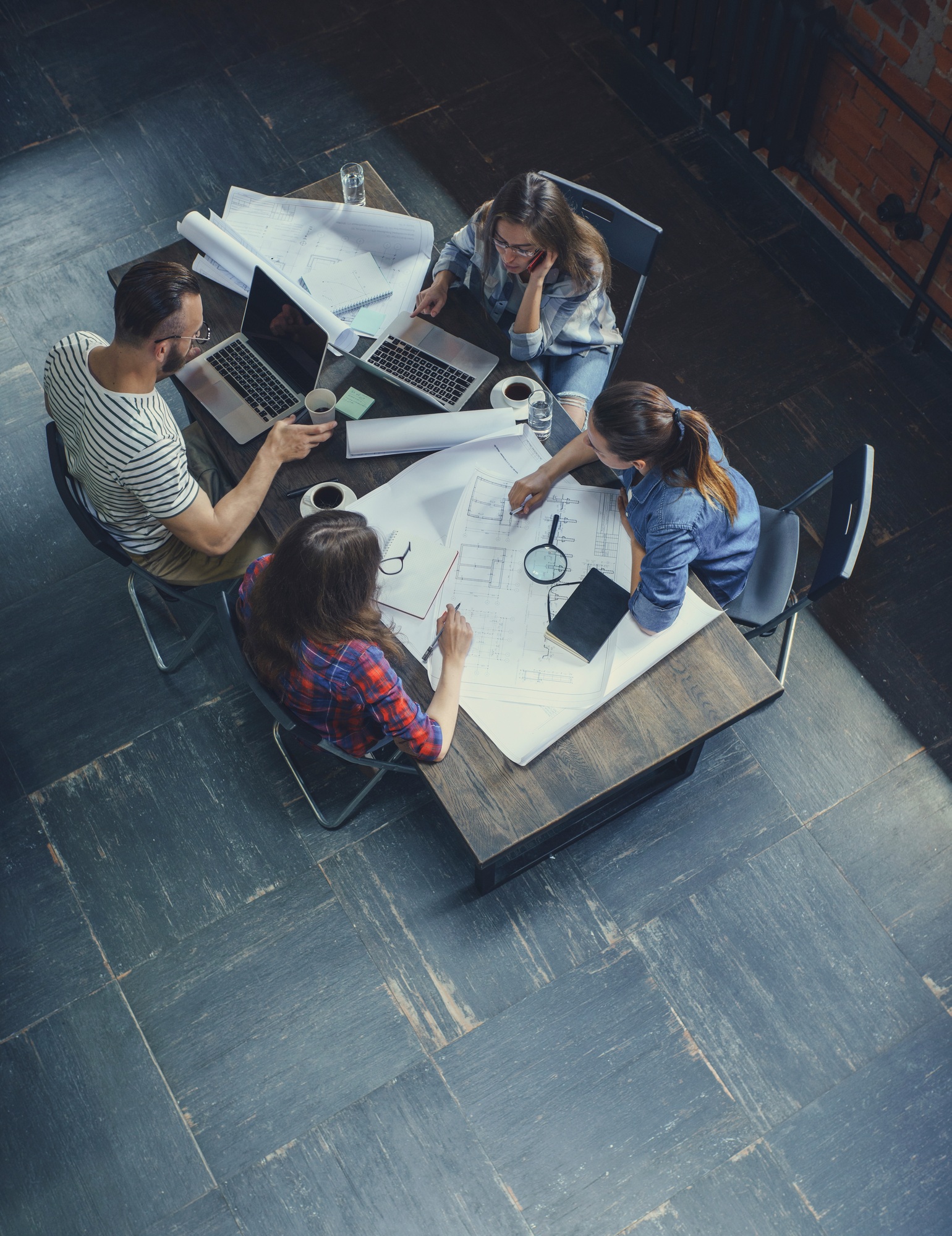 Working young people